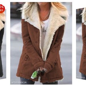 Berrylook Jacket w Shearling collar
